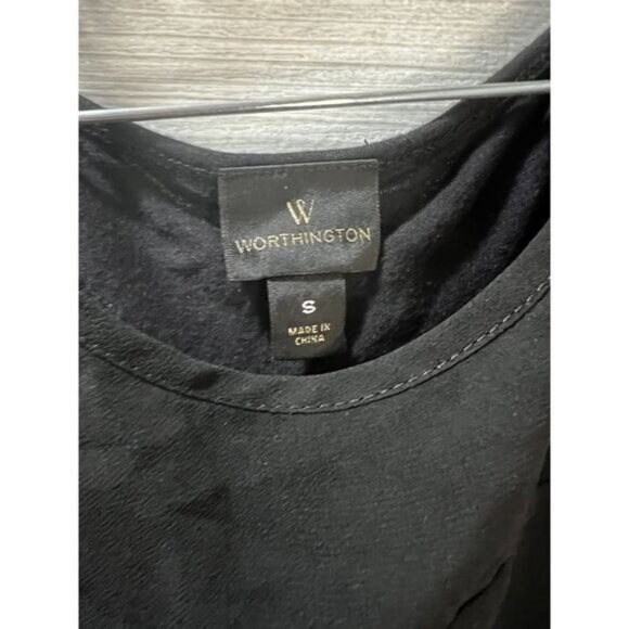 Worthington Layered High-Low Blouse Small - Picture 3 of 4